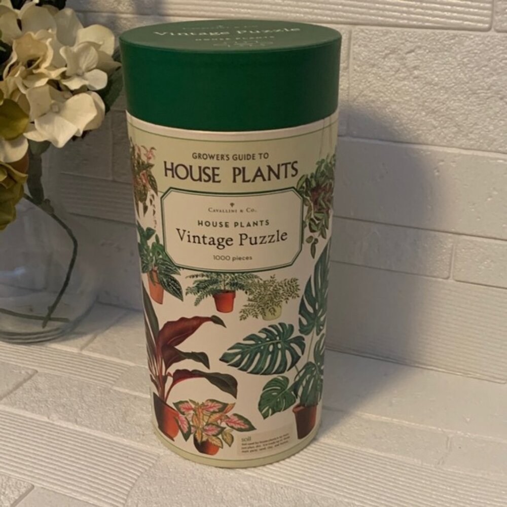 Cavallini &amp; Co. Vintage House Plants Puzzle - Green